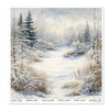 11.8" x 12.1" paper pad - Botanical Garden in Winter