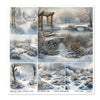 11.8" x 12.1" paper pad - Botanical Garden in Winter