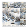 11.8" x 12.1" paper pad - Botanical Garden in Winter
