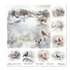 11.8" x 12.1" paper pad - Botanical Garden in Winter