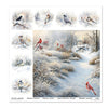11.8" x 12.1" paper pad - Botanical Garden in Winter
