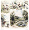11.8" x 12.1" paper pad - Cottage in the Country