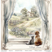 11.8" x 12.1" paper pad - Cottage in the Country