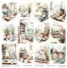 11.8" x 12.1" paper pad - Cottage in the Country
