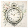 Clocks - rice paper set