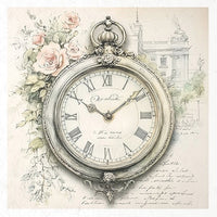 Clocks - rice paper set