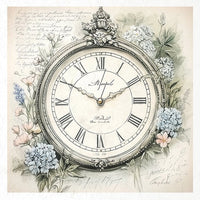 Clocks - rice paper set