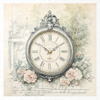 Clocks - rice paper set