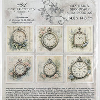 Clocks - rice paper set