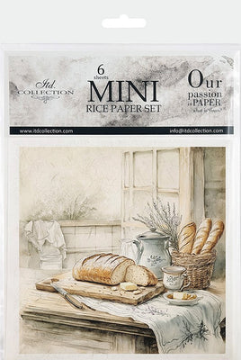 Vintage kitchen - rice paper set