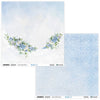 8" x 8" paper pad - Blue Roses - Crafty Wizard