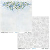 8" x 8" paper pad - Blue Roses - Crafty Wizard