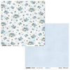 12" x 12" paper pad - Blue Roses - Crafty Wizard