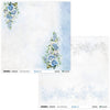 8" x 8" paper pad - Blue Roses - Crafty Wizard