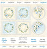 12" x 12" paper pad - Celebrations Blue - Crafty Wizard