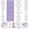 12" x 12" paper pad - Lovely Day in Violet - Crafty Wizard