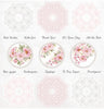 12" x 12" paper pad - Rosy Days - Crafty Wizard