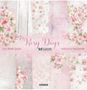 12" x 12" paper pad - Rosy Days - Crafty Wizard