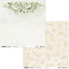 12" x 12" paper pad - White Roses - Crafty Wizard