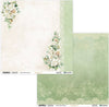 12" x 12" paper pad - White Roses - Crafty Wizard