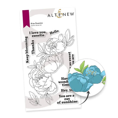 Altenew - Paint-A-Flower: Prim Peonies - Clear Stamp Set