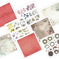11.8" x 12.1" ITD Collection - Set 12 - mixed design paper sheets