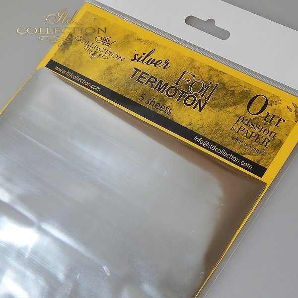 Metallic foil Termoton - silver