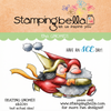 Stamping Bella - Skating Gnomes - Rubber Stamp Set