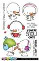 C.C. Designs - Snow Peeps - Clear Stamp Set