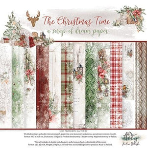 12" x 12" paper pad - The Christmas Time