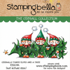 Stamping Bella  - Oddball Three Elves and a Tree - Rubber Stamp Set