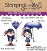 Stamping Bella  - Mini Oddball Weather Girls - Rubber Stamp Set