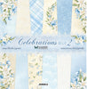 12" x 12" paper pad - Celebrations Blue - Crafty Wizard