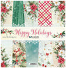 12" x 12" paper pad - Happy Holidays - Crafty Wizard