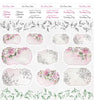 12" x 12" paper pad - Pink Roses - Crafty Wizard