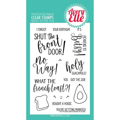 Avery Elle - No way - Clear Stamp Set - Crafty Wizard