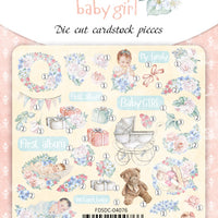 55pcs Shabby Baby Girl die cuts - Crafty Wizard