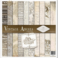 11.8" x 12.1" paper pad - Vintage Angels