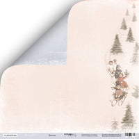 12" x 12" paper pad - Shabby Winter - Crafty Wizard