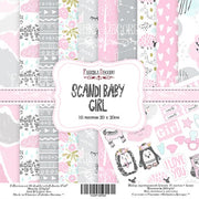 8" x 8" paper pad - Scandi Baby Girl - Crafty Wizard