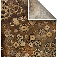 A4 Steampunk paper pad