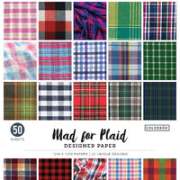 12" x 12" paper pad - Mad for Plaid