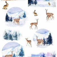 A4 Winter Animals paper pad