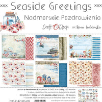 12" x 12" paper pad - Seaside Greetings