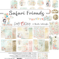 12" x 12" paper pad - Safari Friends