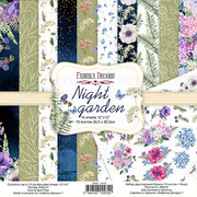 12" x 12" paper pad - Night Garden - Crafty Wizard