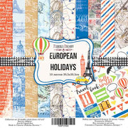 12" x 12" paper pad - European holidays