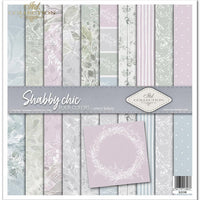 Shabby chic four colours -  paper pad - Crafty Wizard