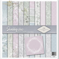 Shabby chic four colours -  paper pad - Crafty Wizard