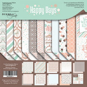 12" x 12" paper pad - Happy Days